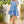 Puff Sleeve Floral Dress- Blue