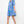 Puff Sleeve Floral Dress- Blue