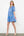 Puff Sleeve Floral Dress- Blue