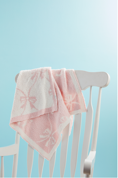 Bow Chenille Blanket
