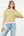 Short Sleeve Knit Top -Green/Pink