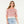 Crochet Pattern Knit Top- Orange and Cream