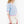 Short Sleeve Knit Top- Light Blue