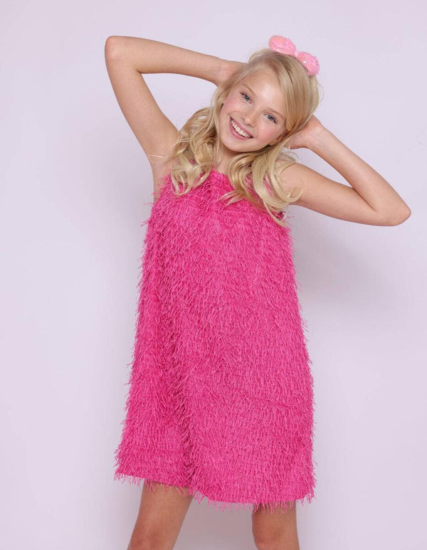 Mia Pink Fringe Dress