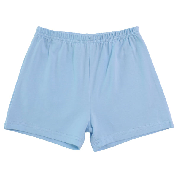 Knit Shorts- Light Blue