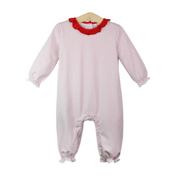 Emily Romper- Red Dot