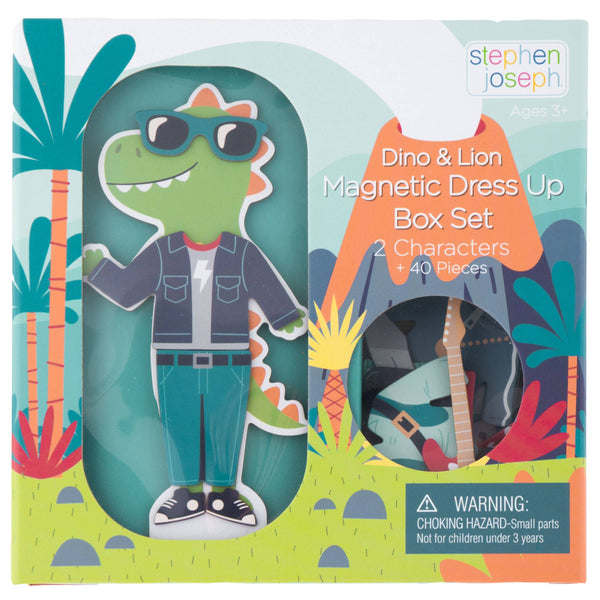 Magnetic Dress-Up Box Set: Dino/Lion