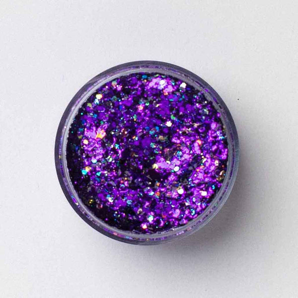 Purple Game Day Glitter Gel