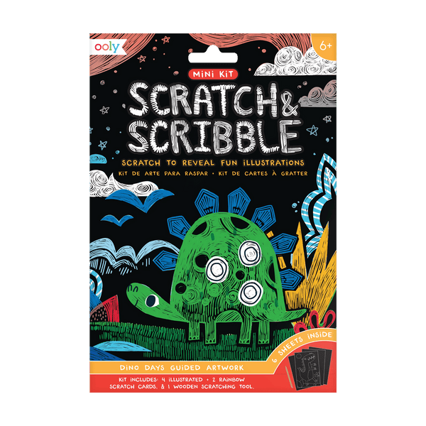 Scratch and Scribble Mini Kit - Dinosaur Days