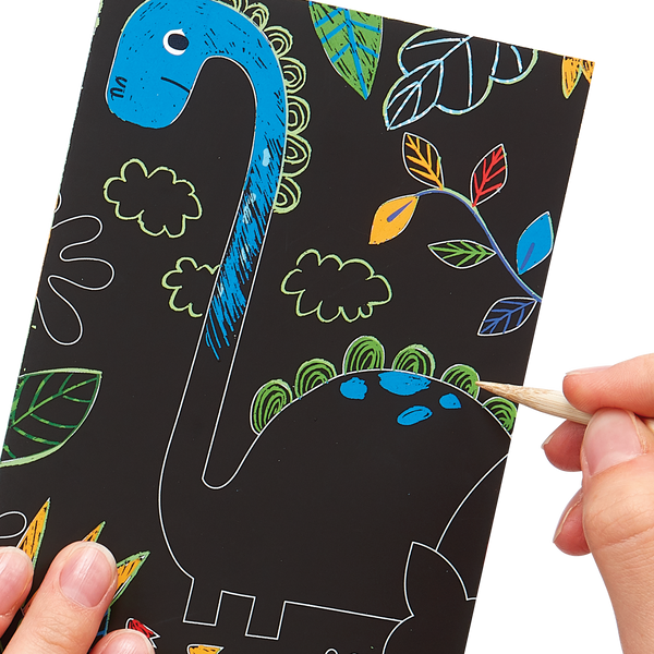 Dinosaur Days Scratch and Scribble Mini Scratch Art Kit