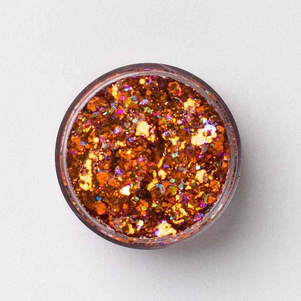 Orange Gameday Glitter Gel