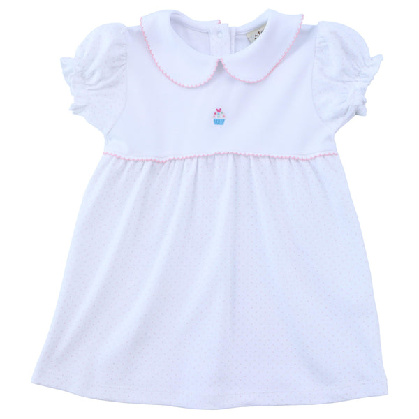 Cupcake Embroidery Dress