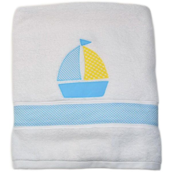 Sailboat Towel- Blue