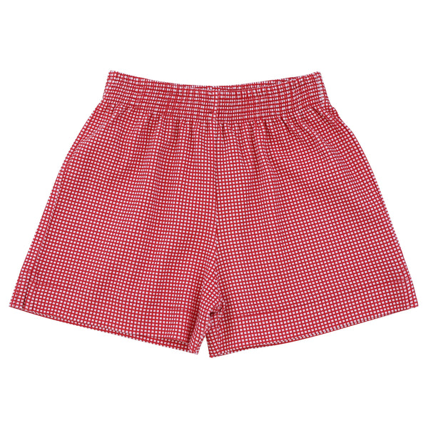 Red Gingham Shorts