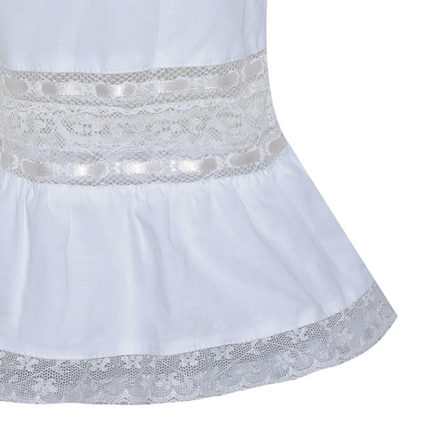 Faustina Dress- White