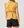 Smock Waist Ruffled Tie Neck Tank- Mustard