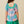 Load image into Gallery viewer, Vivid Patch Print Lace Trimmed Square Neck Top- Green
