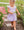 Heart Purse- Seersucker Lavender