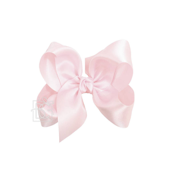 Satin Bow On Clip 1.5" - 6.5"