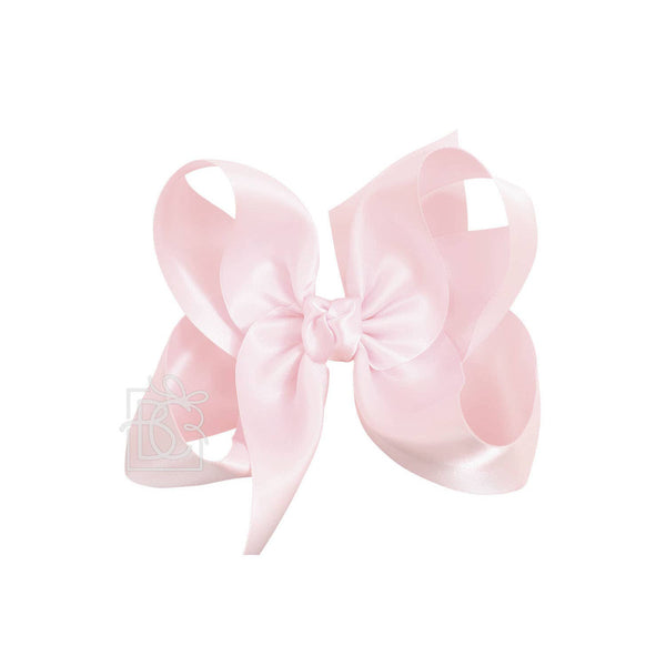 Satin Bow On Clip 1.5" - 6.5"