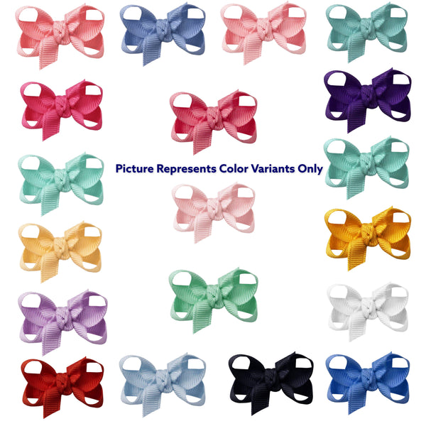 Grosgrain Bow On Clip