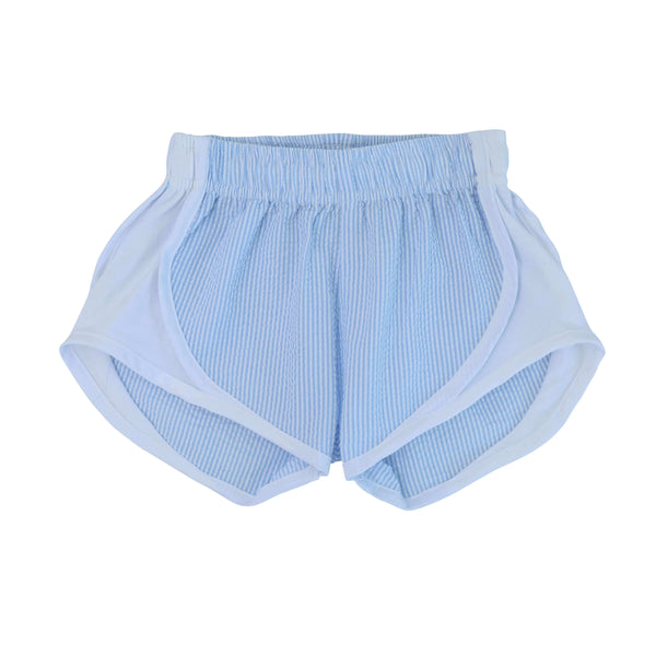 Blue Stripe Shorts (White Side)