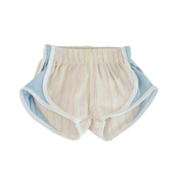 Multi Stripe Shorts (Blue Side)