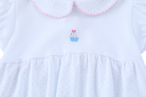 Cupcake Embroidery Dress