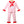 Santa Face Pink Gingham Ruffle Set- Light Skin