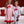 Santa Face Pink Gingham Dress- Light Skin