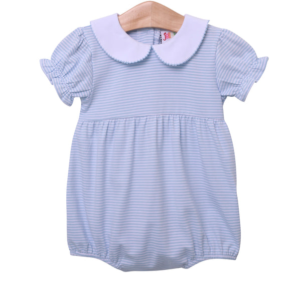 Charlotte Bubble- Light Blue Stripe