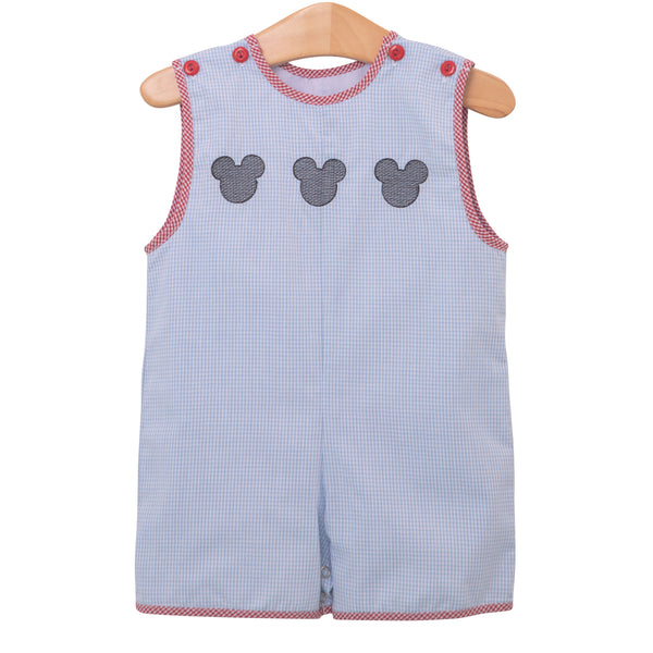 Mouse Embroidered Shortall