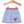 Mouse Embroidered Gingham Shorts- Blue