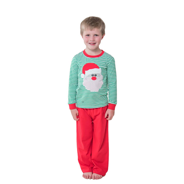 Santa Face Applique Shirt