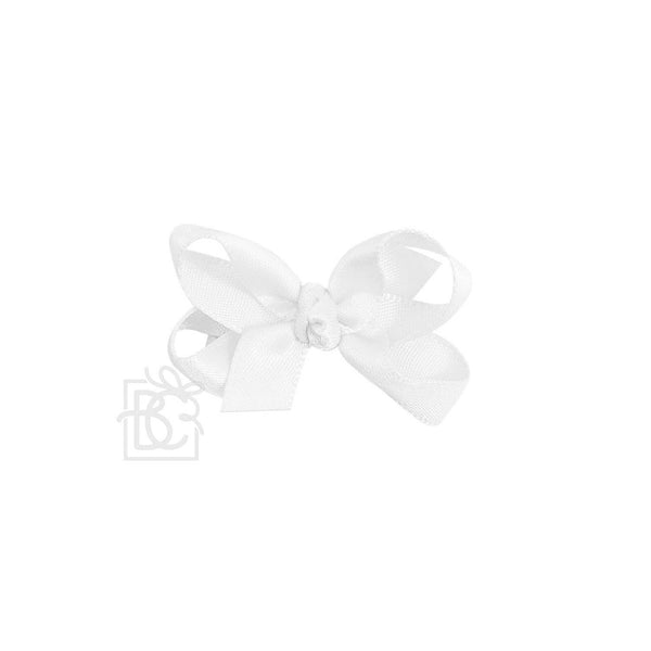 Satin Bow On Clip 1.5" - 6.5"