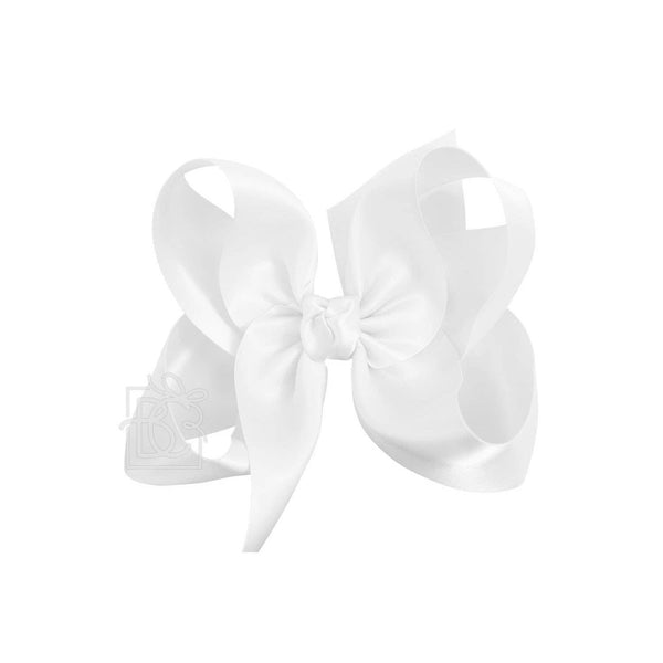 Satin Bow On Clip 1.5" - 6.5"