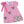 Pink Gingham Mouse Embroidered Dress