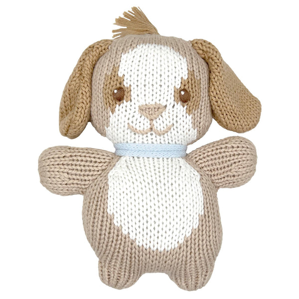 Scoops the Puppy Dog Knit Zubaby Doll