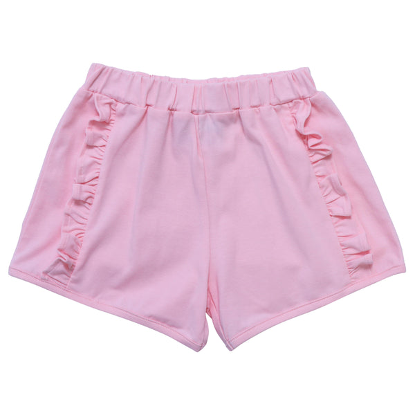 Ruffle Shorts- Light Pink