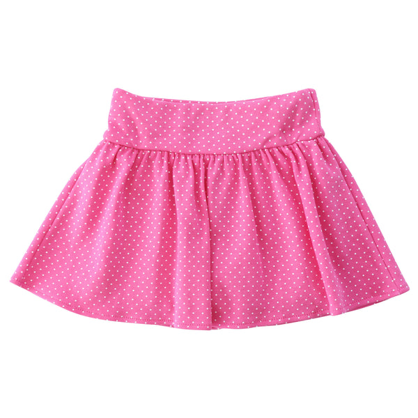 Hot Pink Polka Dot Skort