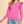 Sweater Knit Top (Pink)- Women's