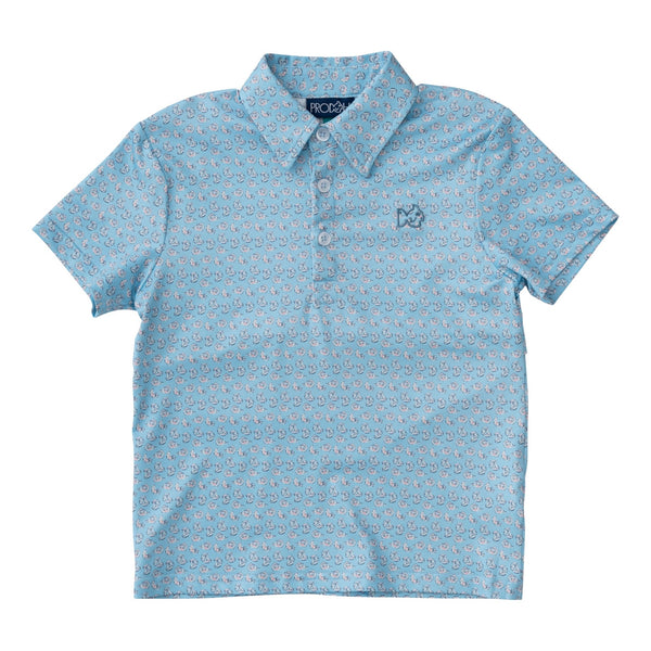 Pro Performance Polo- Oyster Print