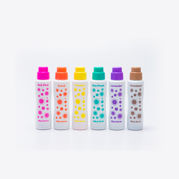 Mini Island Pastels 6 Pack Dot Markers