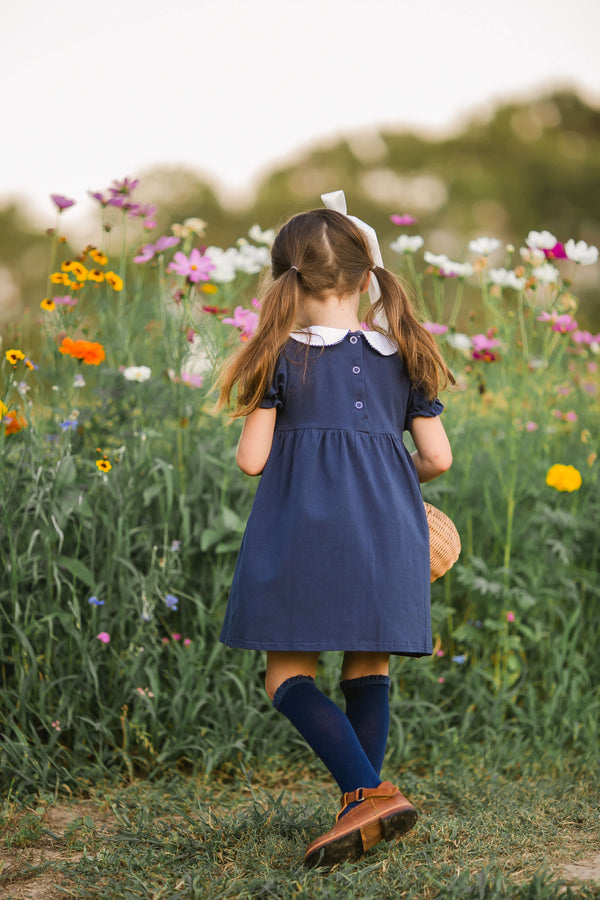 Charlotte Dress- Navy
