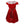 Red Deluxe Velvet Dress With Lace