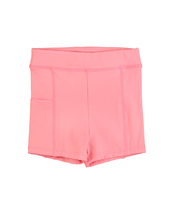 Active Tennis Dress And Bike Short Set- Bubblegum Pink